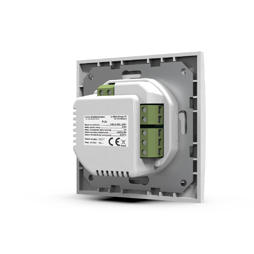 Pokojové termostaty do rámečku - EU-F-2z v1 - 7