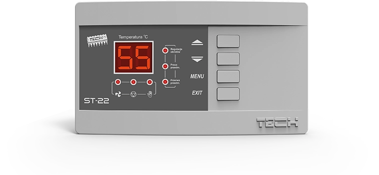 Regulátory pro kotle s ručním přikládáním - EU-22n - 2