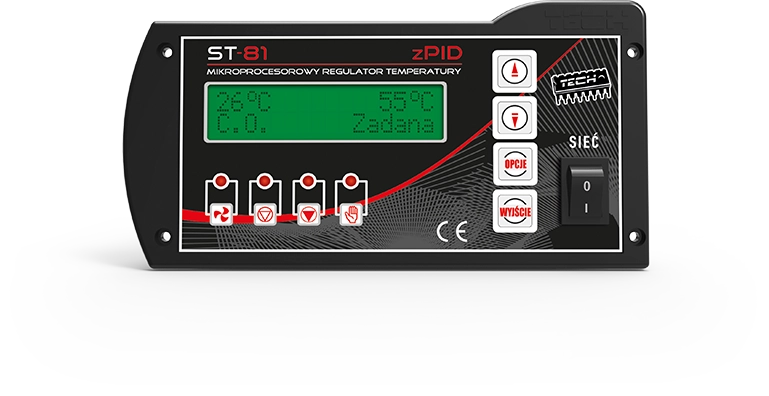 Regulátory pro kotle s ručním přikládáním - EU-81 zPID - 2