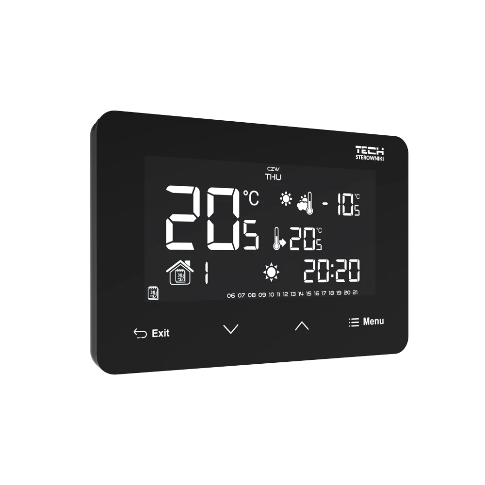 Dvoupolohové pokojové termostaty podomítkové - EU-293z v3 - 2