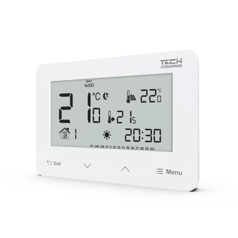 Dvoupolohové pokojové termostaty podomítkové - EU-293z v3 - 9