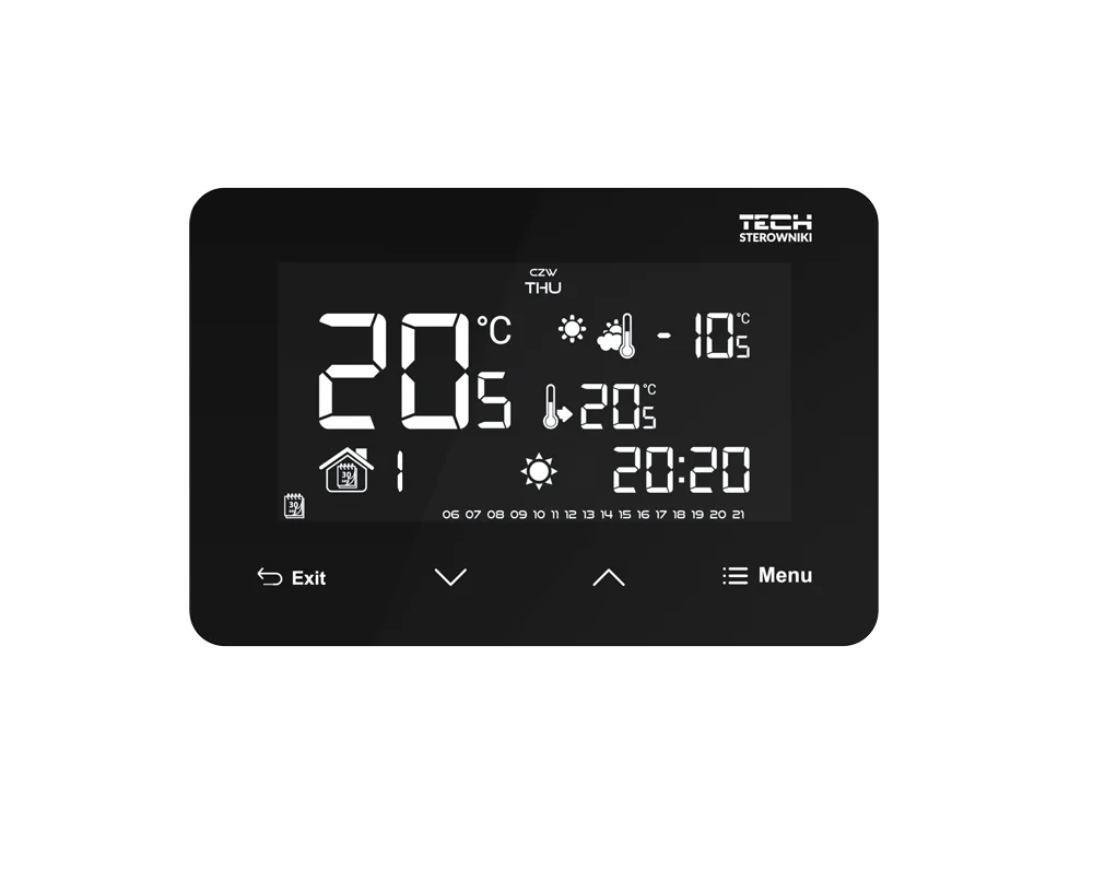 Dvoupolohové pokojové termostaty podomítkové - EU-293z v3 - 3
