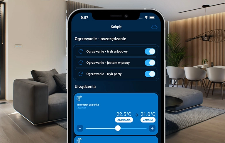Ušetřete díky efektivnímu vytápění a neplýtvejte zbytečně teplem, když nikdo není doma