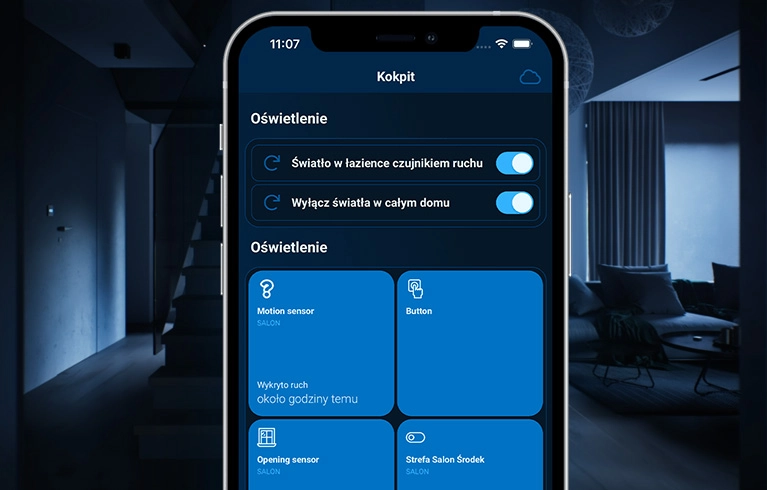 Buďte ekologičtí a automaticky vypínejte světlo v místnostech, kde nikdo není.