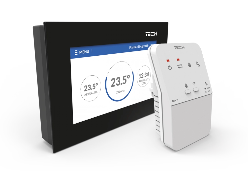 Dvoupolohové pokojové termostaty s běžnou komunikací (on / off) - EU-283 C WiFi (doprodej) - 2