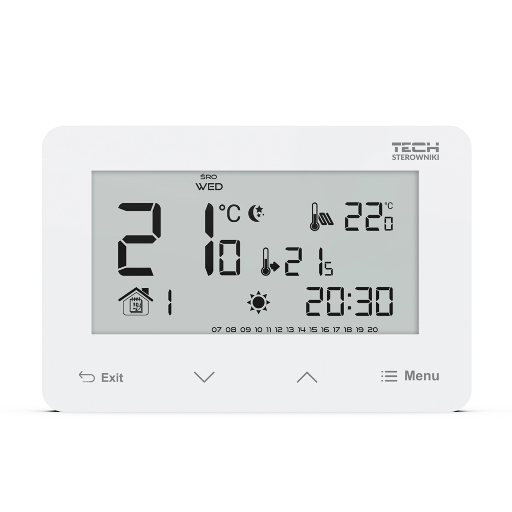 Dvoupolohové pokojové termostaty podomítkové - EU-293z v2 - 5