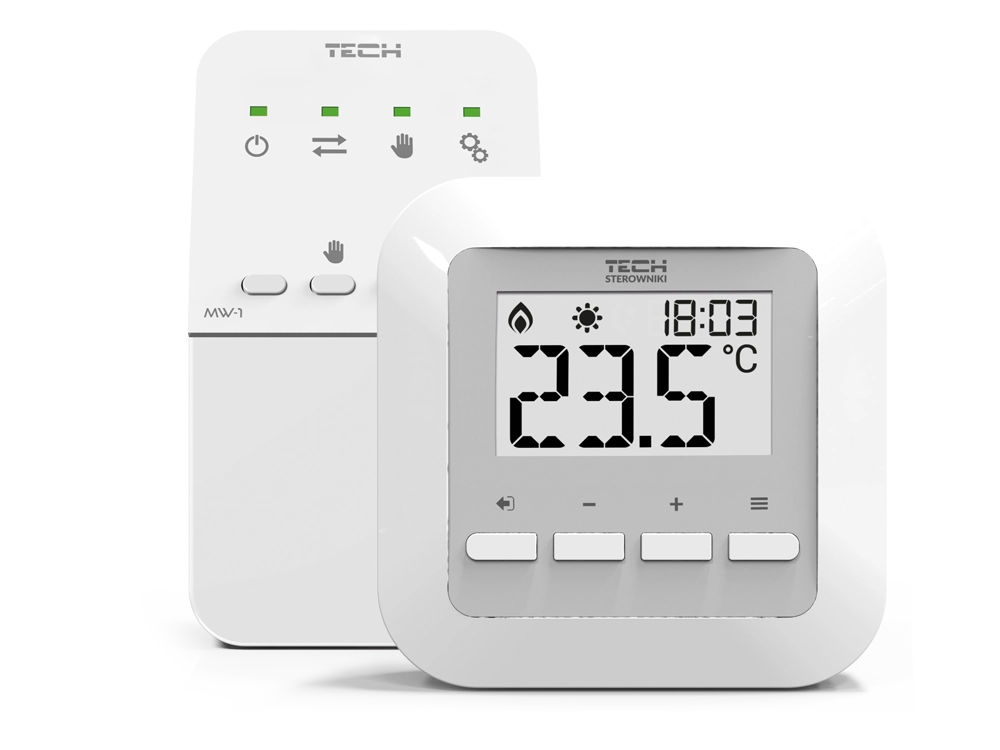 Dvoupolohové pokojové termostaty s běžnou komunikací (on / off) - EU-295 v2